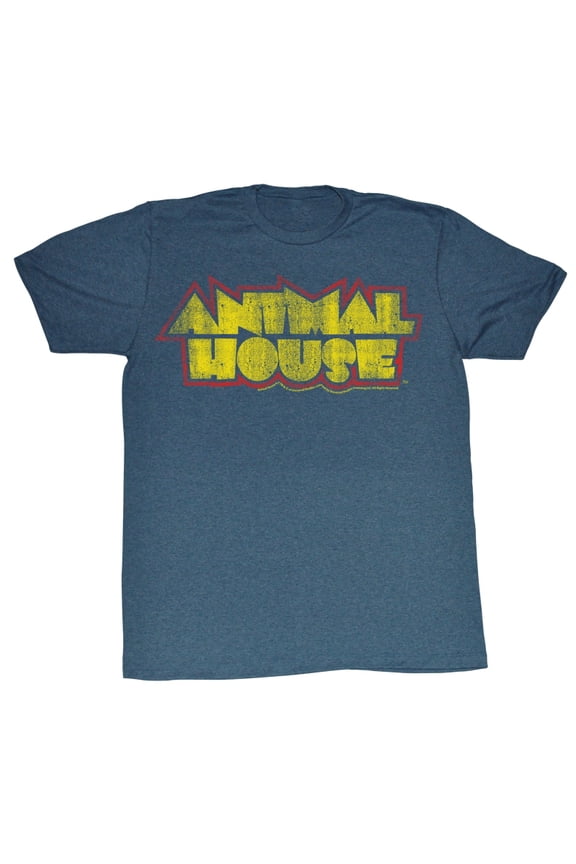 Animal House Logo Navy Adult T-Shirt