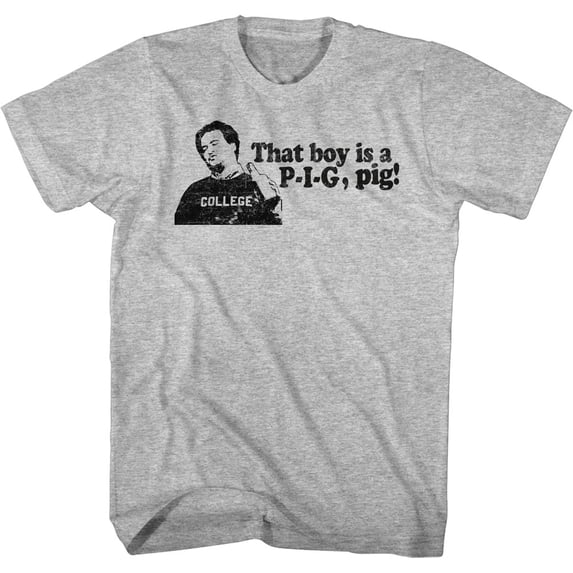 Animal House Movies Pig Adult Short Sleeve T Shirt