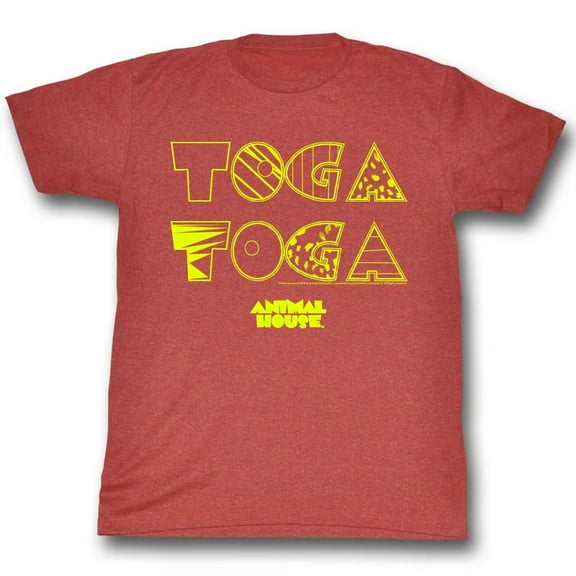 Animal House Movies Toga2X Adult Short Sleeve T Shirt