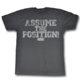 thumbnail image 1 of Animal House Position Yourself Black Heather Adult T-Shirt, 1 of 2