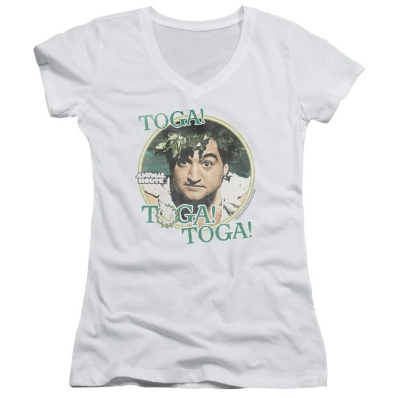 Animal House Toga Junior Women's T-Shirt V-Neck White