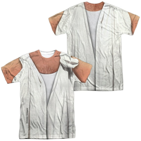 Animal House Toga Unisex Adult Sublimated Costume T Shirt (Front/Back), Medium Multicolor