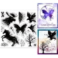 thumbnail image 1 of Animal Ink Splatter Clear Stamps for DIY Scrapbooking Animals Silhouette Silicone Stamp Seals Transparent Stamp for Cards Making Photo Album Journal Decoration 5.91×5.91inch, 1 of 8