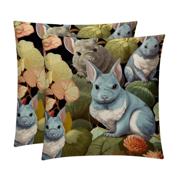 Animal Inserts Set of 2 - 16x16, 18x18, 20x20 Inches - Unique Patterns for Pillows Covers, Bed Pillow, Throw Pillows - Great for All Occasions