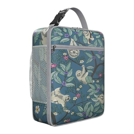 Animal Insulated Lunch Bag Box Men Reusable Lunch Bag with Detachable Handle Portable Lunch Bag School Travel