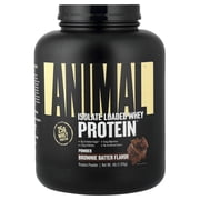 Animal Isolate Loaded Whey Protein  Powder, Brownie Batter, 4 lb 1.81 kg
