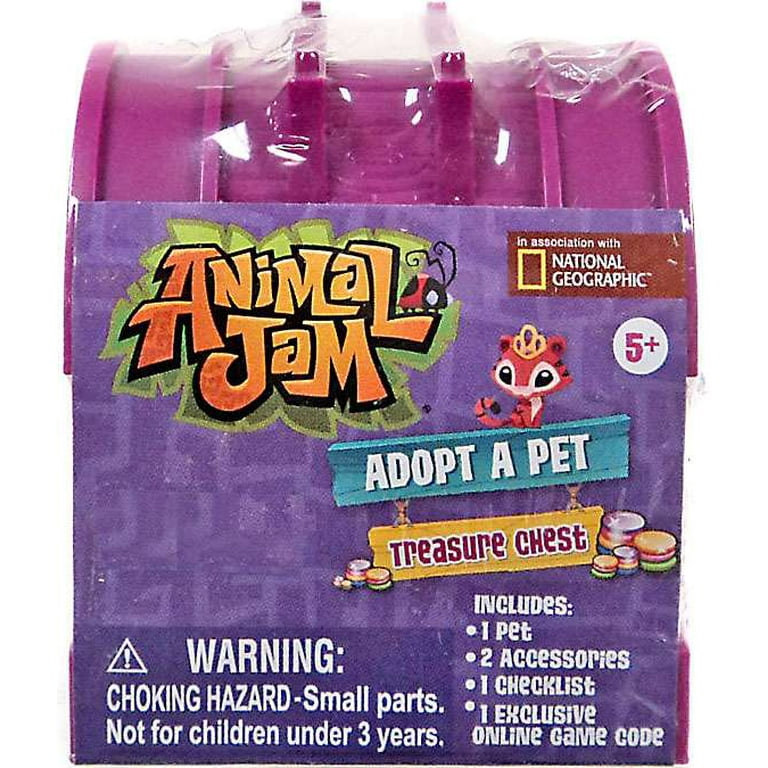 Animal Jam Adopt A Pet Treasure Chest Mystery Pack [Random Color