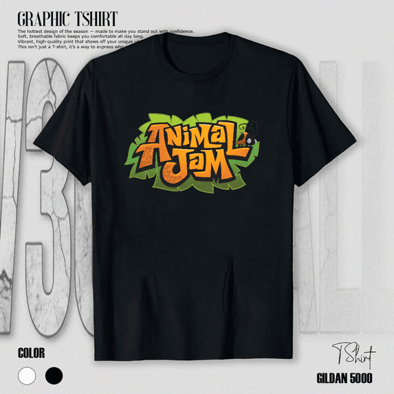 Animal Jam Adventure Kids Game Fan Player Cartoon Art Unisex T-Shirt V11286, up to size 5XL