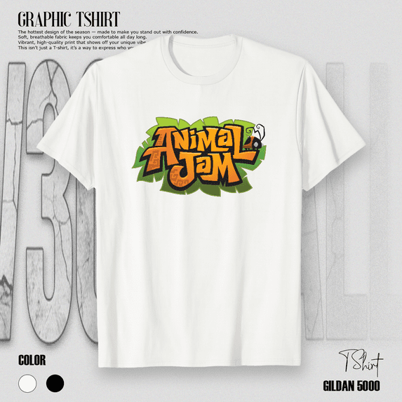 Animal Jam Adventure Kids Game Fan Player Cartoon Art Unisex T-Shirt V11286, up to size 5XL