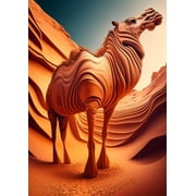 Animal Jigsaw Puzzles, Strange Camels Animal Themed Puzzles for Adults - Jigsaw Puzzles, Educational Games Gift for Elders Family and Friends 300 piece（10x15 inch）