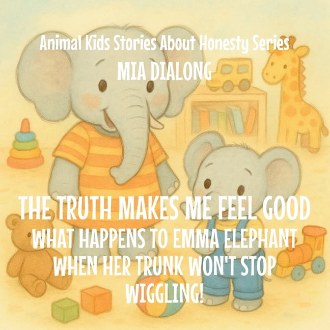 Animal Kids Stories about Honesty The Truth Makes Me Feel Good: What Happens to Emma Elephant When Her Trunk Won't Stop Wiggling!, Book 2, (Paperback)