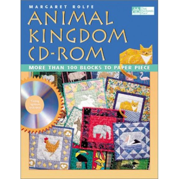 Pre-Owned Animal Kingdom: More Than 100 Blocks to Paper Piece (Unknown) 156477418X 9781564774187