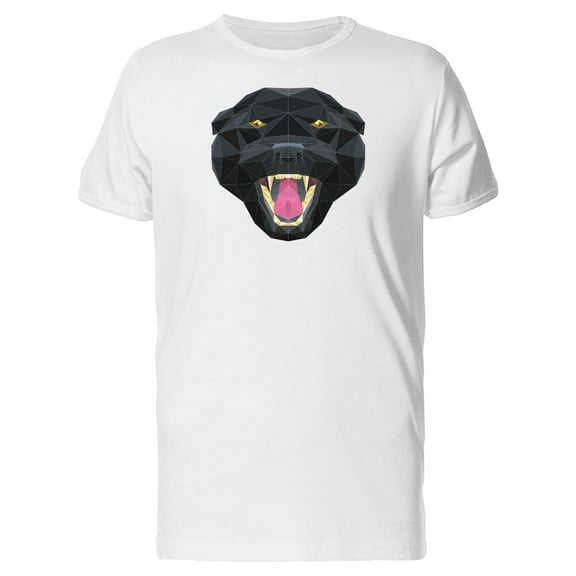 Animal Kingdom Polygonal Panther T-Shirt Men -Image by Shutterstock, Male Medium