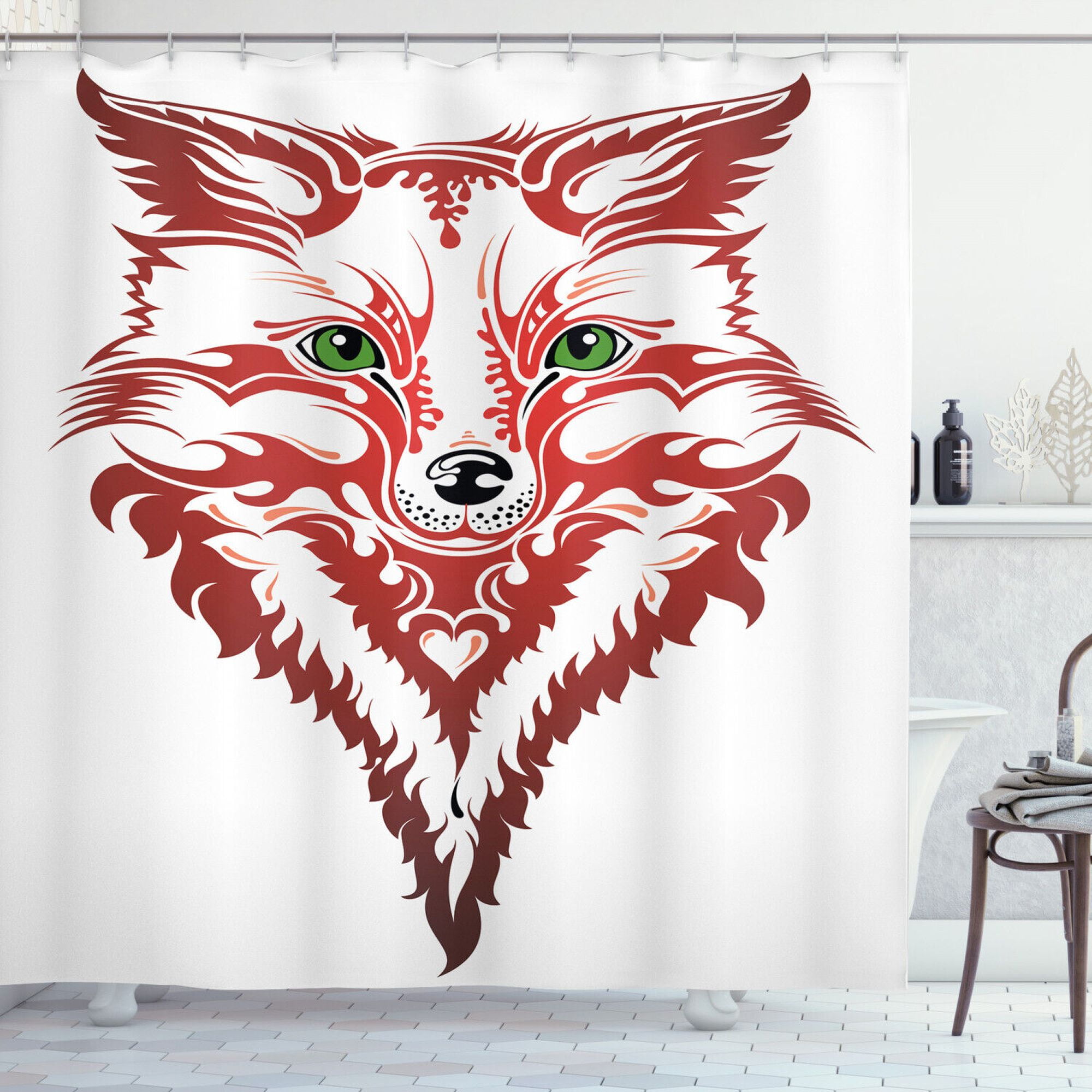 Animal Kingdom Shower Curtain Stunning Wildlife Prints for a Bathroom