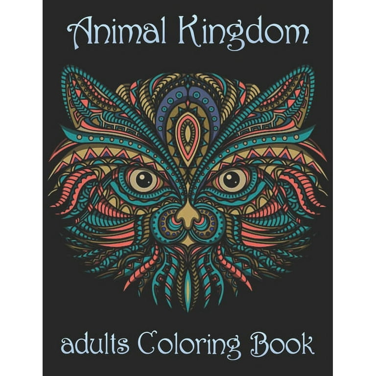 Animal Coloring Books for Relaxation: Cool Adult Coloring Book with Horses,  Lions, Elephants, Owls, Dogs, and More! (Paperback)