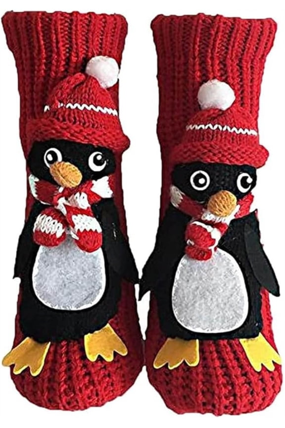 Animal Knitted Socks - Plush Crew Socks with 3D Animal Design, Cozy All-Season Gift Socks for Women & Teens
