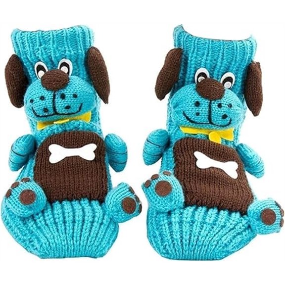 Animal Knitted Socks - Plush Crew Socks with 3D Animal Design, Cozy All-Season Gift Socks for Women & Teens