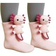 thumbnail image 1 of Animal Knitted Socks - Plush Crew Socks with 3D Animal Design, Cozy All-Season Gift Socks for Women & Teens, 1 of 6