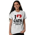 thumbnail image 1 of Animal Ladies TShirts Tees T For Women I Love Cats People Annoy Me Pet Lady Funny, 1 of 2