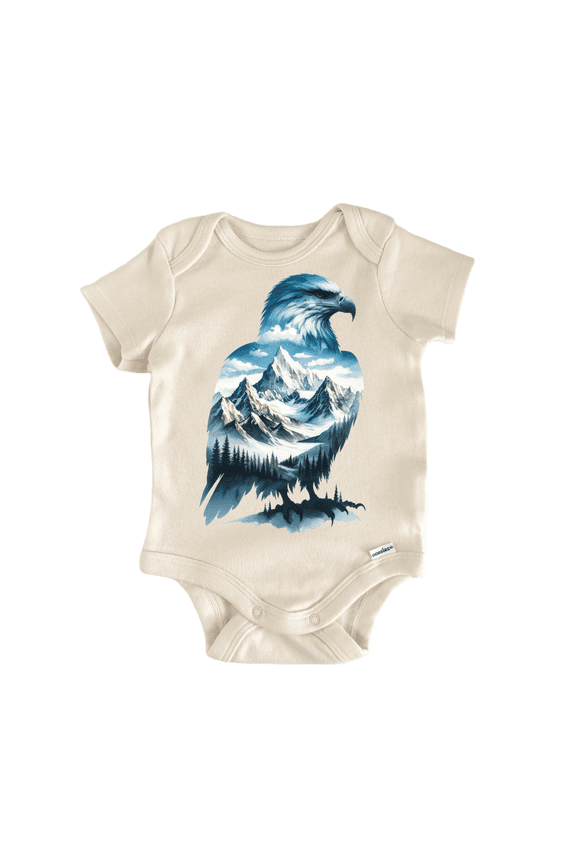 Animal Landscape Eagle - Baby Bodysuit