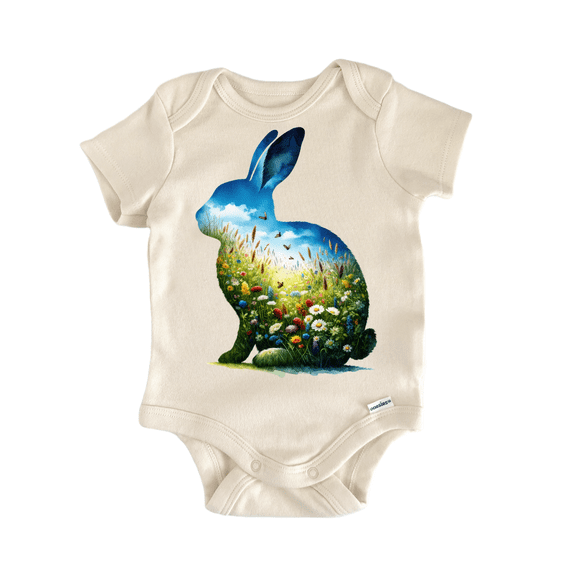 Animal Landscape Spring Rabbit - Baby Bodysuit - Walmart.com