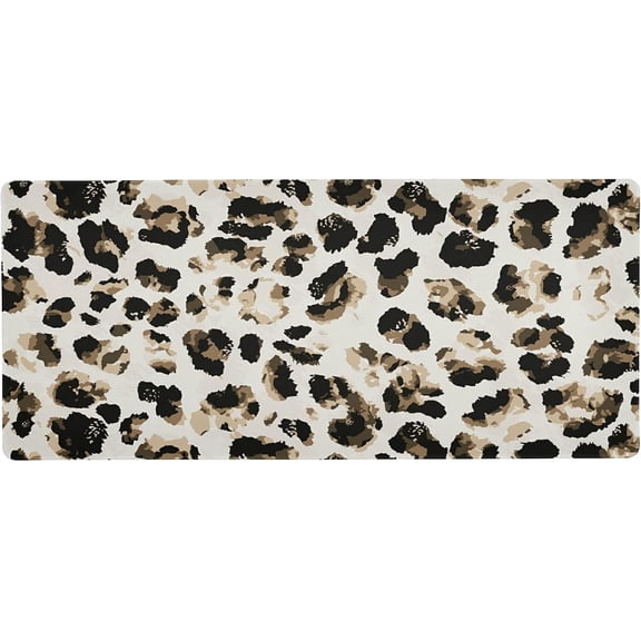 Animal Leopard Print Mouse Pad Large Gaming Mouse Pad Non-Slip Desk Mat for Computers Laptop, 35.4x15.7in