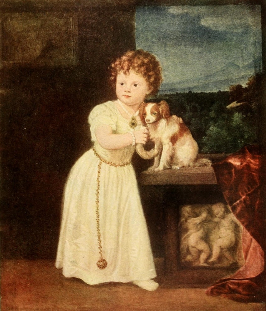 Animal Life in Italian Painting 1912 Daughter of Roberto Strozzi Canvas Art - Titian (18 x 24)