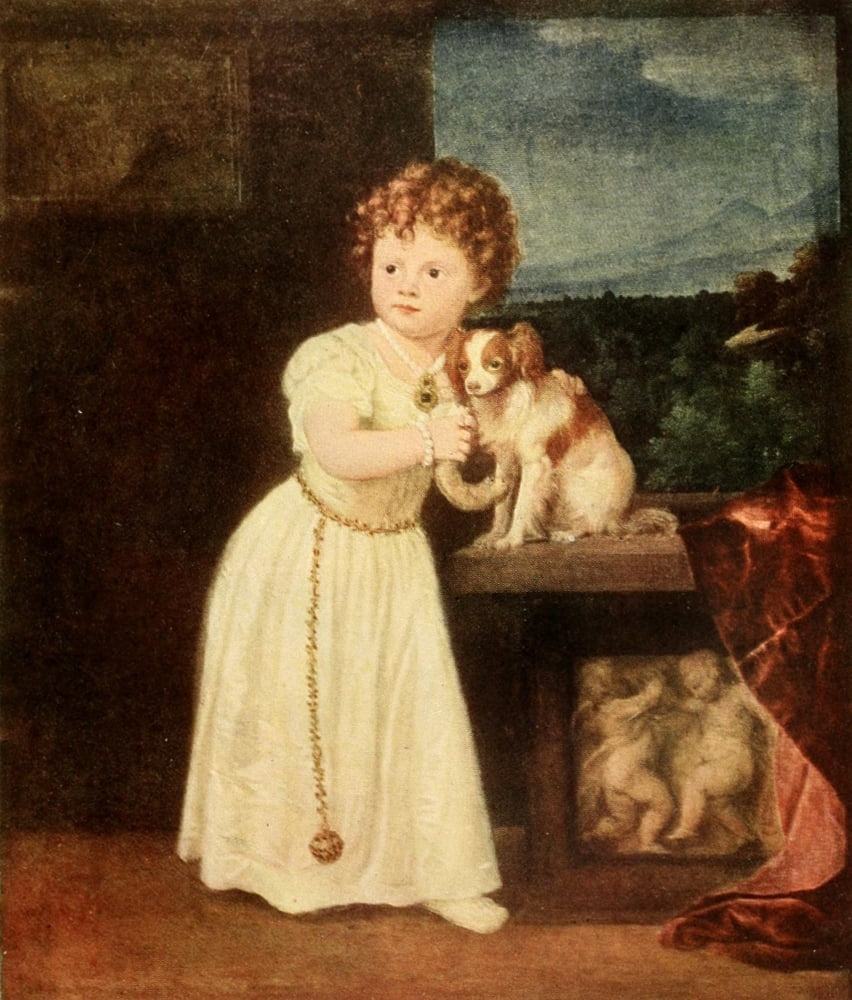 Animal Life in Italian Painting 1912 Daughter of Roberto Strozzi Canvas Art - Titian (18 x 24)