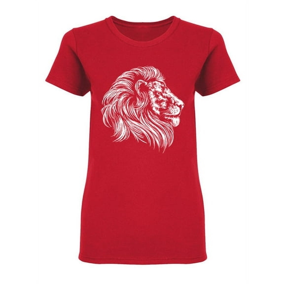 Animal Lion Shaped T-Shirt Women -Image by Shutterstock, Female Large