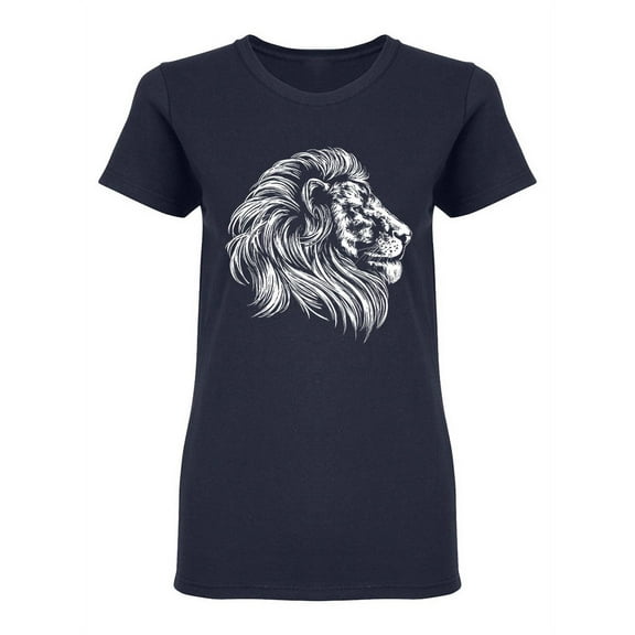 Animal Lion Shaped T-Shirt Women -Image by Shutterstock, Female Medium