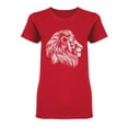 thumbnail image 1 of Animal Lion Shaped T-Shirt Women -Image by Shutterstock, Female Small, 1 of 2