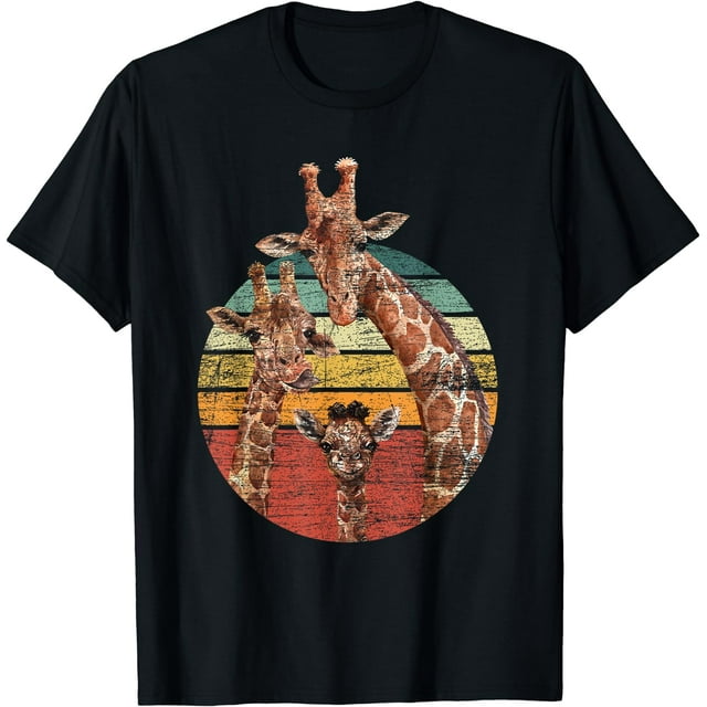 Animal Lover Family African Safari Giraffe T-Shirt - Walmart.com