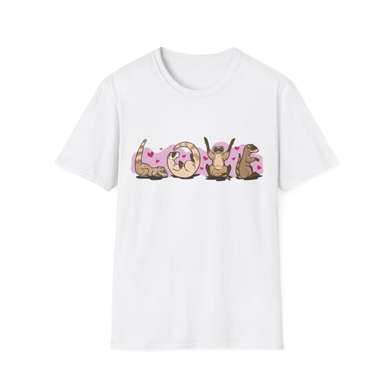 Animal Lover Ferret Love Sign Language Men Women TShirt
