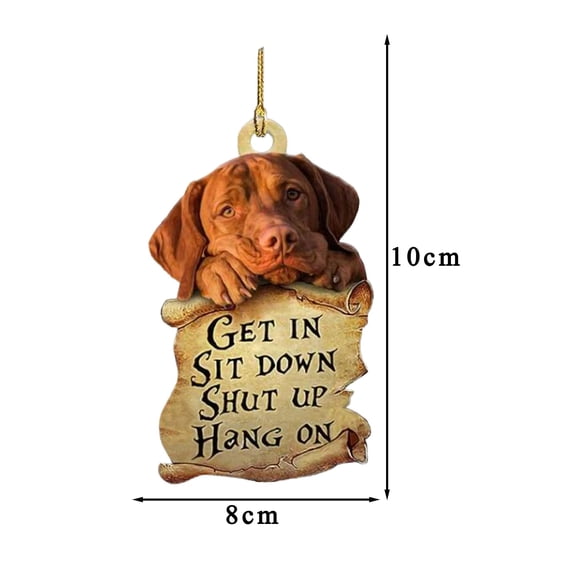 Animal Lover Two Sided Ornament,Funny Car Hanging, Car Hanging Accessories Interior Decoration Accessories Decor Gifts for Women Men