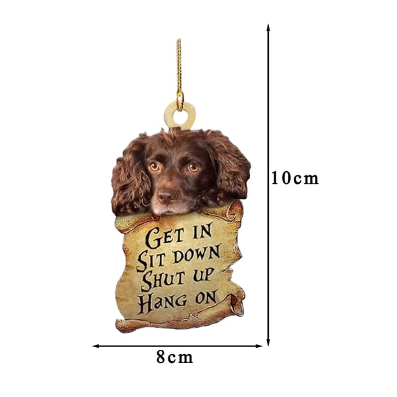 Animal Lover Two Sided Ornament,Funny Car Hanging, Car Hanging Accessories Interior Decoration Accessories Decor Gifts for Women Men