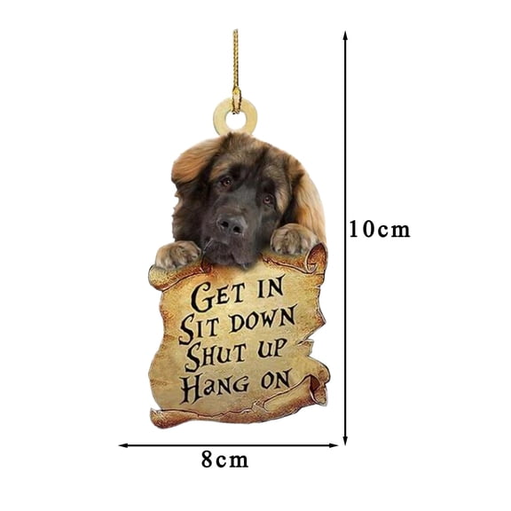 Animal Lover Two Sided Ornament,Funny Car Hanging, Car Hanging Accessories Interior Decoration Accessories Decor Gifts for Women Men