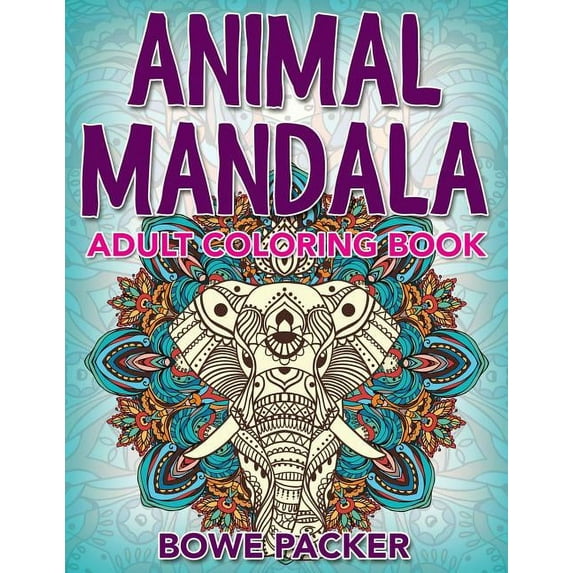Animal Mandala: Adult Coloring Book (Paperback)
