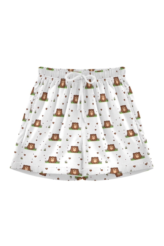 Animal Marmot Swim Trunks Quick Drying Bathing Suit Summer Shorts Swimwear