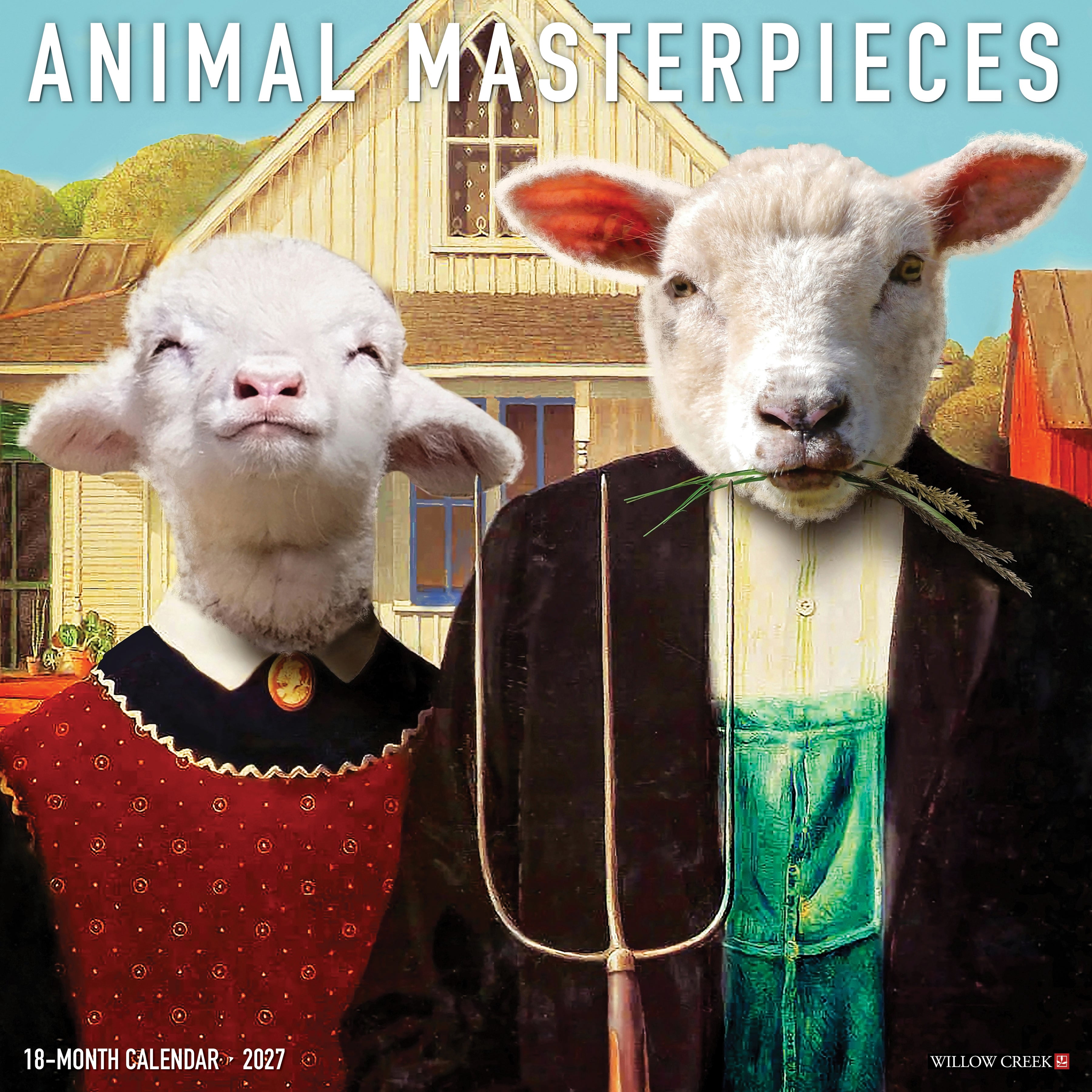 Willow Creek Press, Animal Masterpieces 2027 Wall Calendar