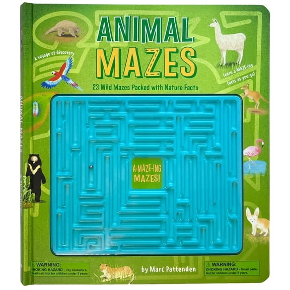 Animal Mazes: Featuring 3D Maze Game, (Hardcover)