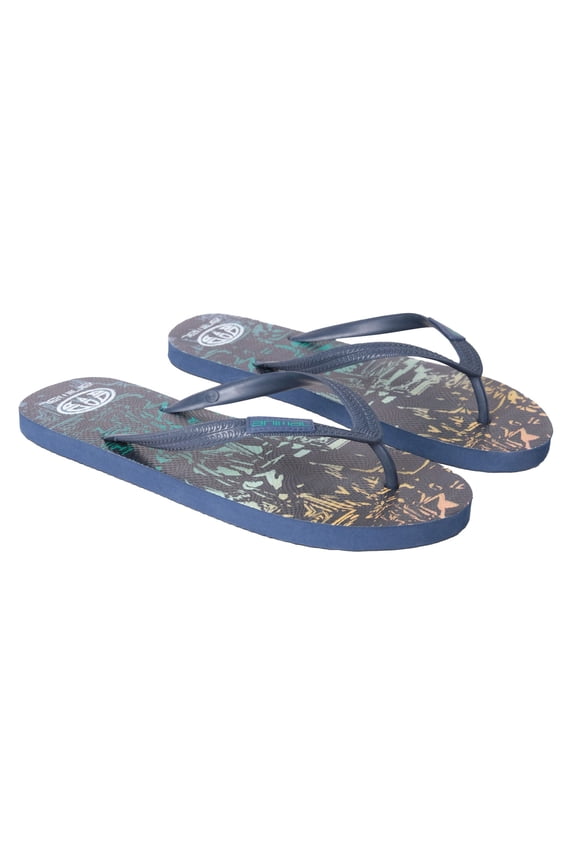 Mens Oceana Printed Flip Flops