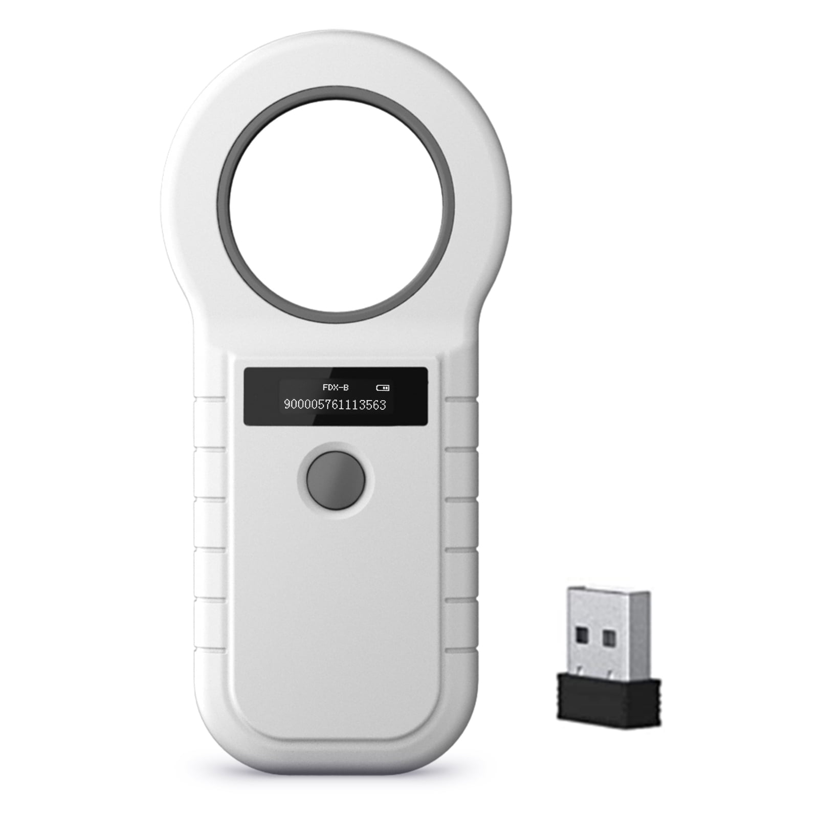 View of Animal Microchip Pet Tag Scanner ID Reader RFID EMID Animal Handheld ...