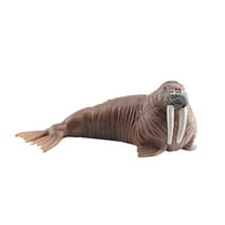 Animal Model Figures Animal Figures Toy Sculpture Statue Marine Life Figure Sea Animals Toys for Teaching Prop Birthday Walrus