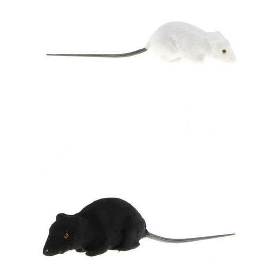 Animal Model Mouse Simulation Home Decor Collectibles 2pcs