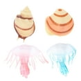 Animal Model Simulation Marine Life Plastic Toy's for Kids Fake Sea