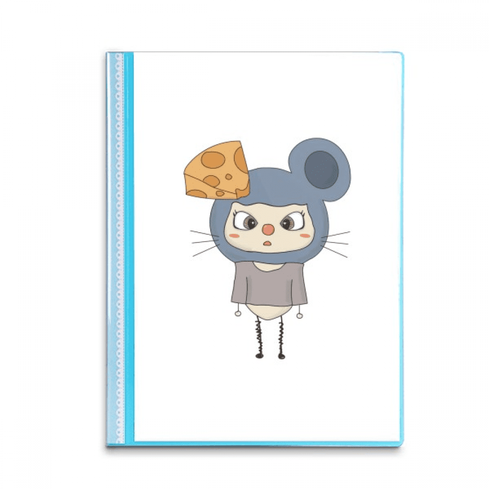 Mouse Button Binder Animal Mouse Nature Gray Cheese UU Book Sheet Protectors Portfolio ...