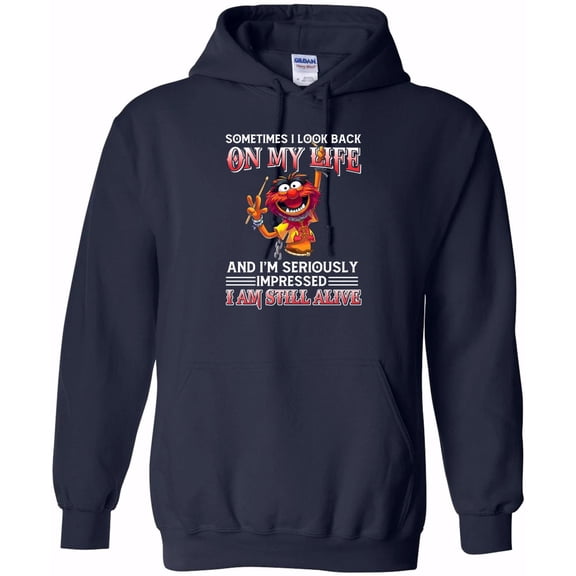 Animal Muppet I Am Still Alive Funny Quote Muppet Show Fan Humor Gift Idea Hoodie Unisex, up to 5XL