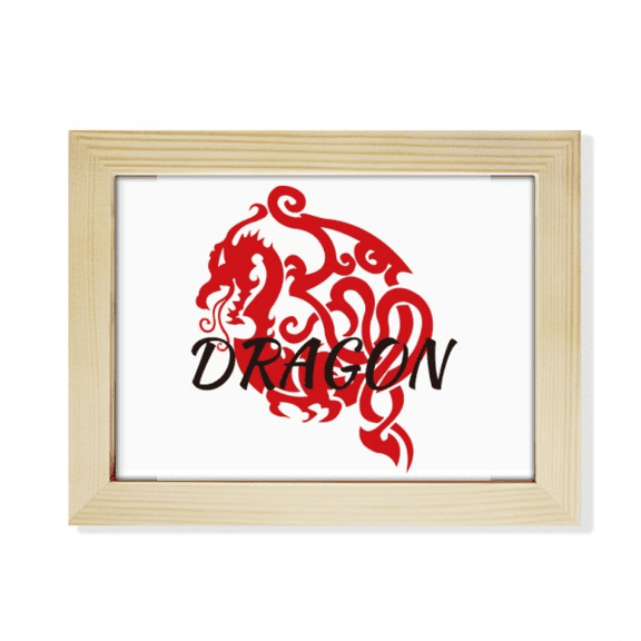Animal Myth Dragon's Eastern Wings Western Wings Desktop Photo Frame Picture Art Decoration Painting 6x8 inch