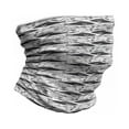 thumbnail image 1 of Animal Neck Gaiter, Dotted Fish Retro Fauna, Unisex, Grey White, by Ambesonne, 1 of 1