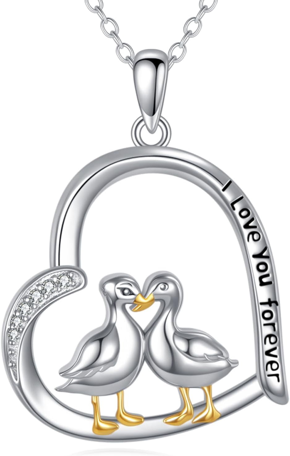 CELESTIA Giraffe Pendant Necklaces, 925 Sterling Silver Animals Themed Jewellery Gifts For Girls And Women